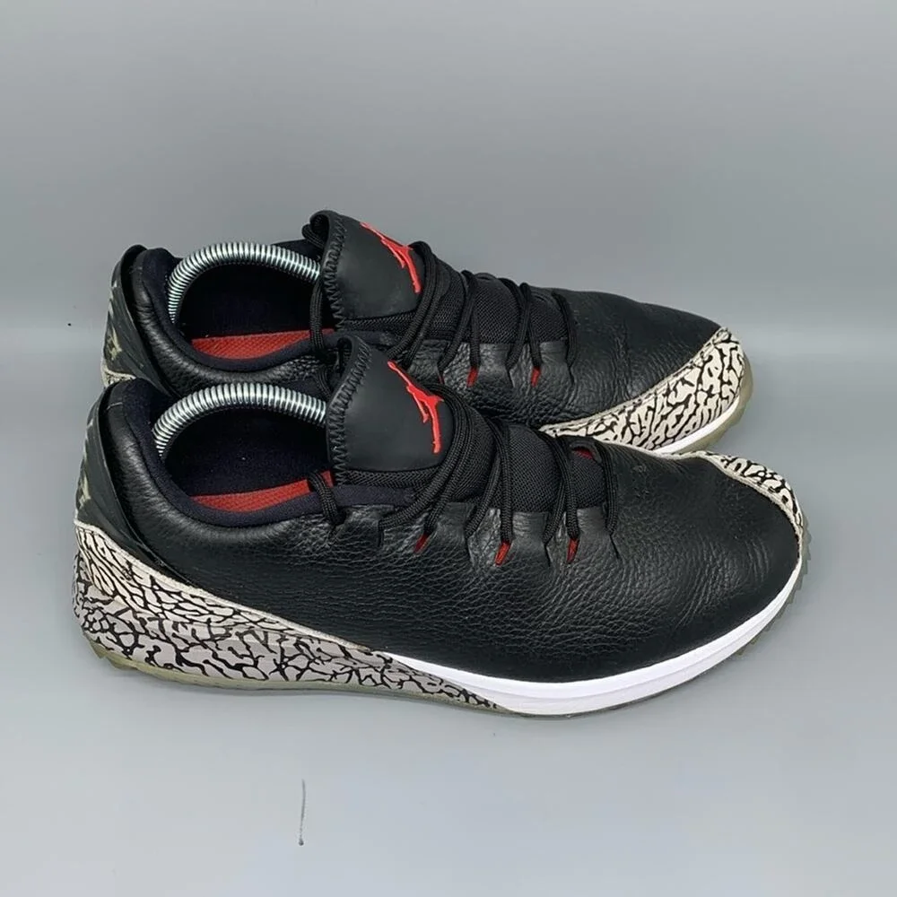 Jordan‎ ADG Black Cement Golf Shoes AR7995-001 Men's Sz 9.5
